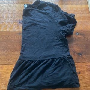 Old Navy Black Peplum Tee